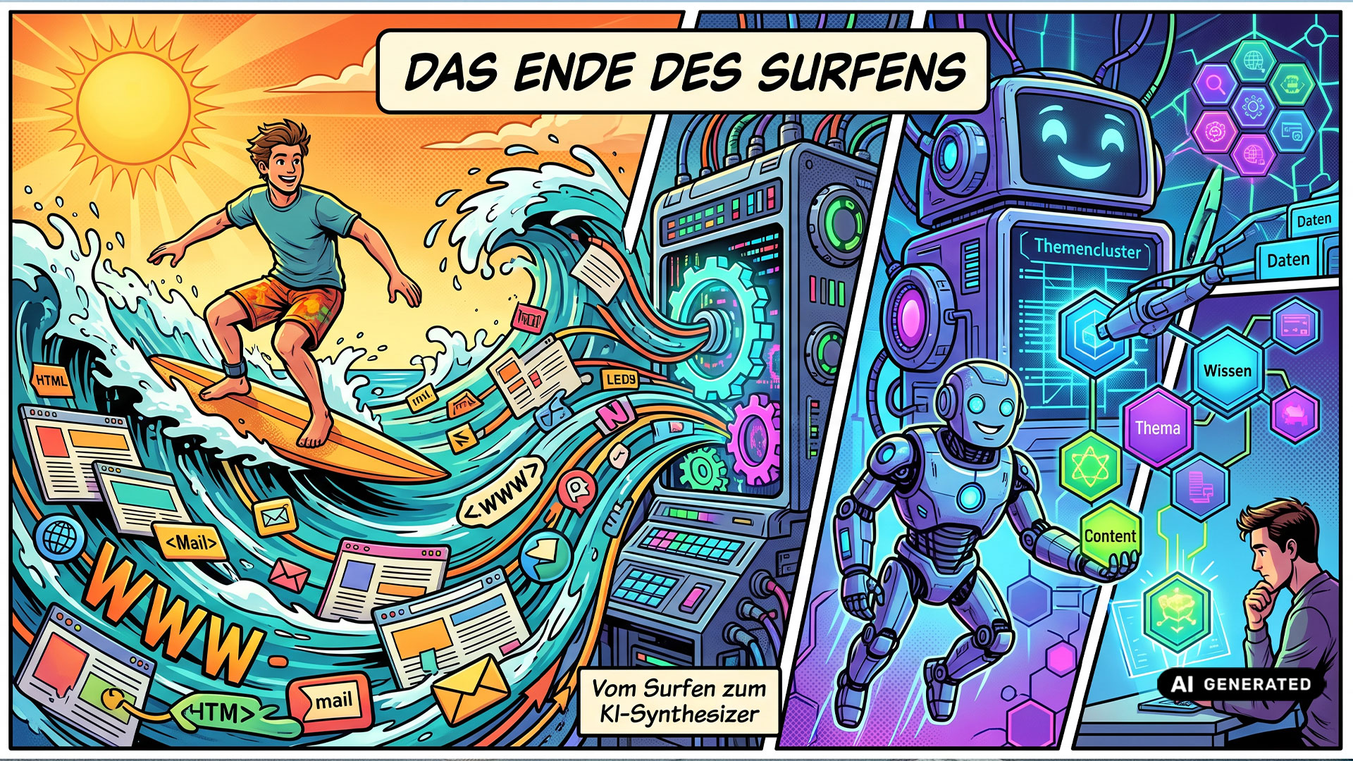 Das Ende des Surfens – Vom Surfen zum KI-Synthesizer