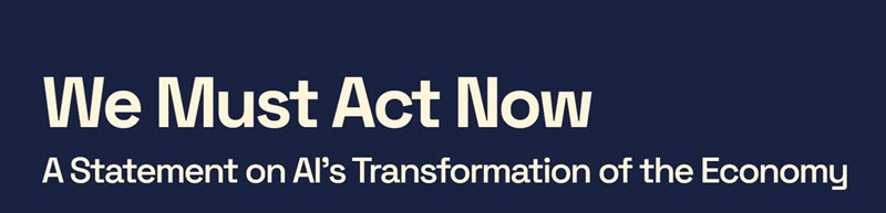 Der globale KI-Aufruf „We Must Act Now“ des Stanford Digital Economy Labs