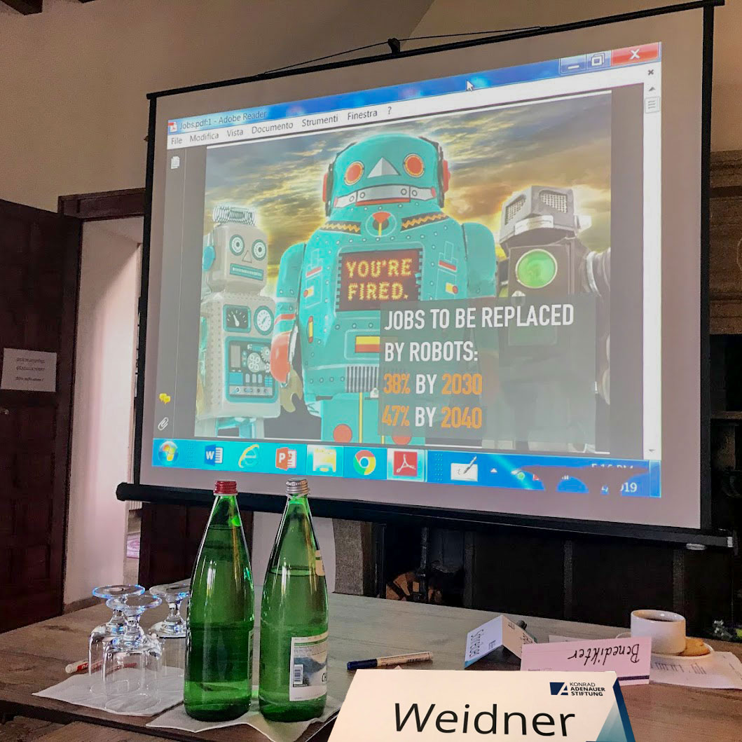 Achim Weidner bei der Konrad-Adenauer-Stiftung Villa Collina am Comer See