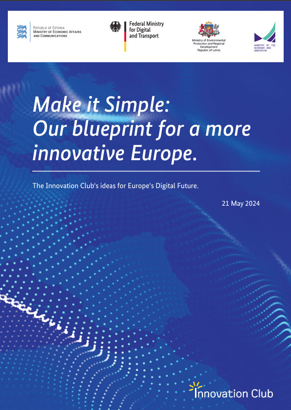 Make it Simple: Our blueprint for a more innovative Europe.