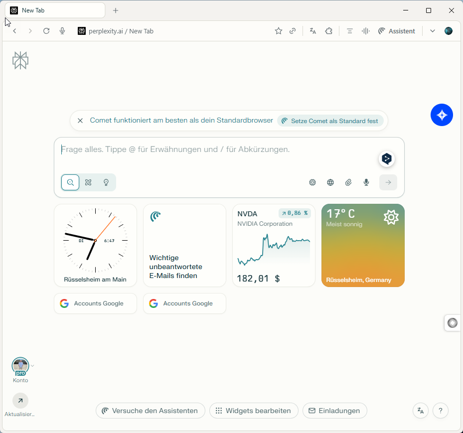 Perplexity AI Browser Comet