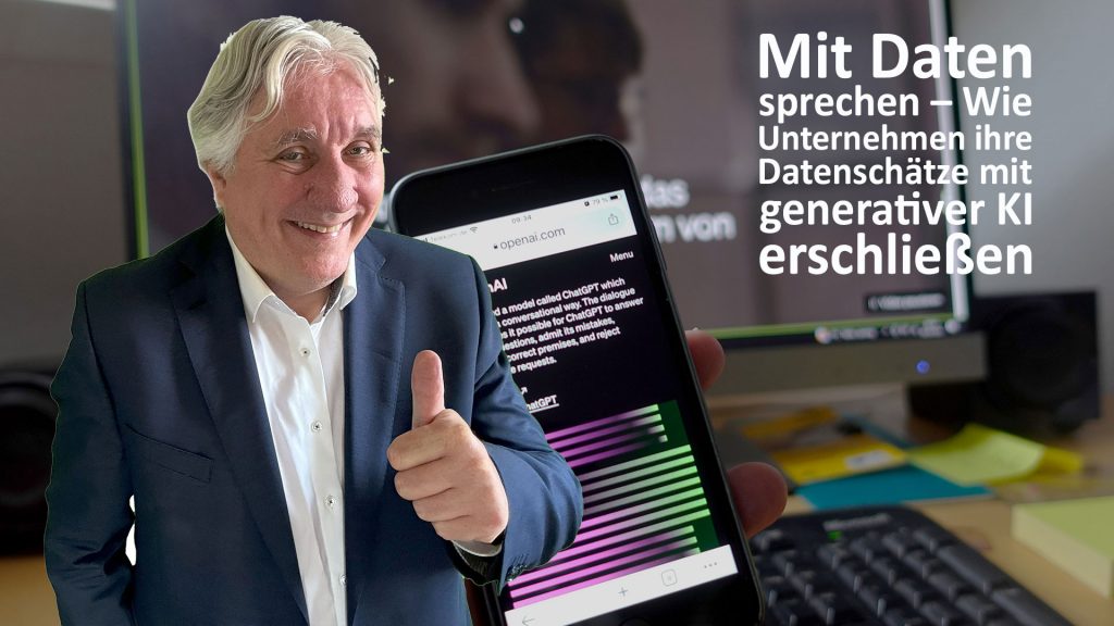Achim Weidner: Mit Daten sprechen – Wie Unternehmen ihre Datenschätze mit generativer KI erschließen