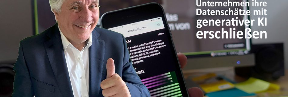 Achim Weidner: Mit Daten sprechen – Wie Unternehmen ihre Datenschätze mit generativer KI erschließen