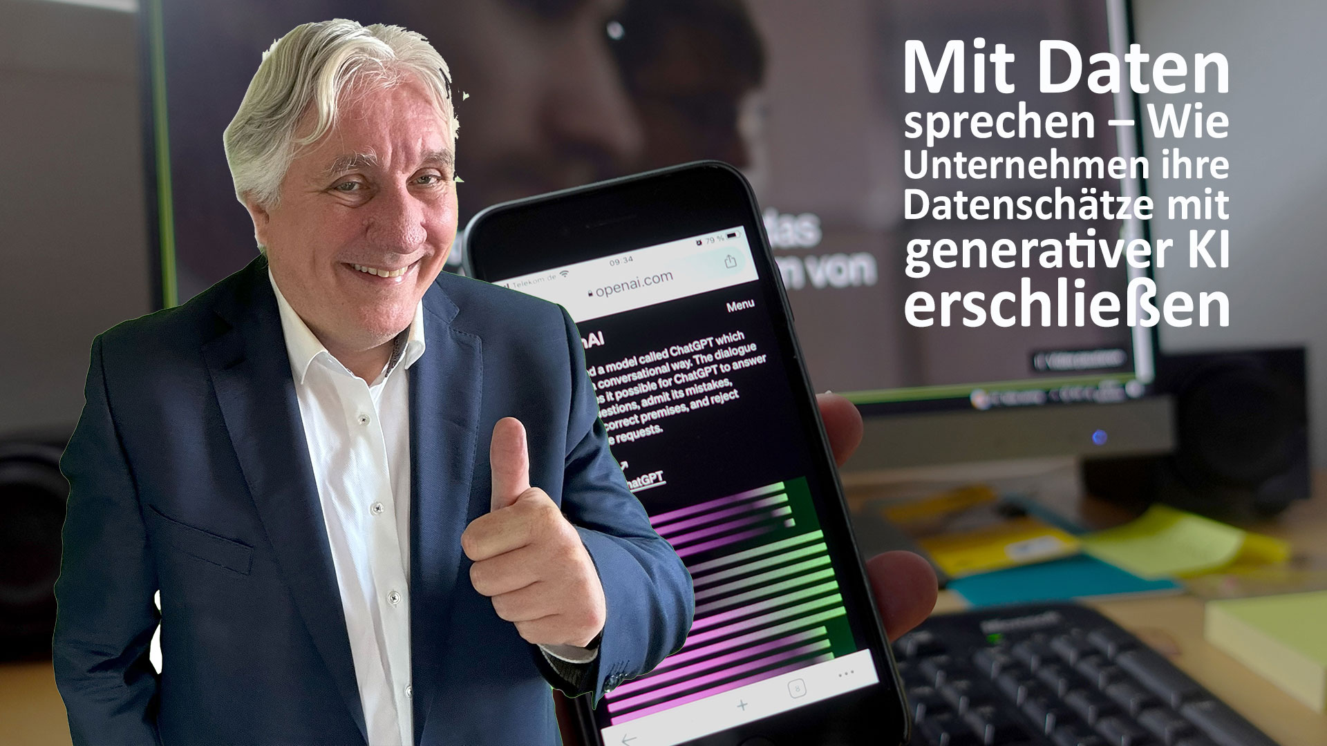 Achim Weidner: Mit Daten sprechen – Wie Unternehmen ihre Datenschätze mit generativer KI erschließen