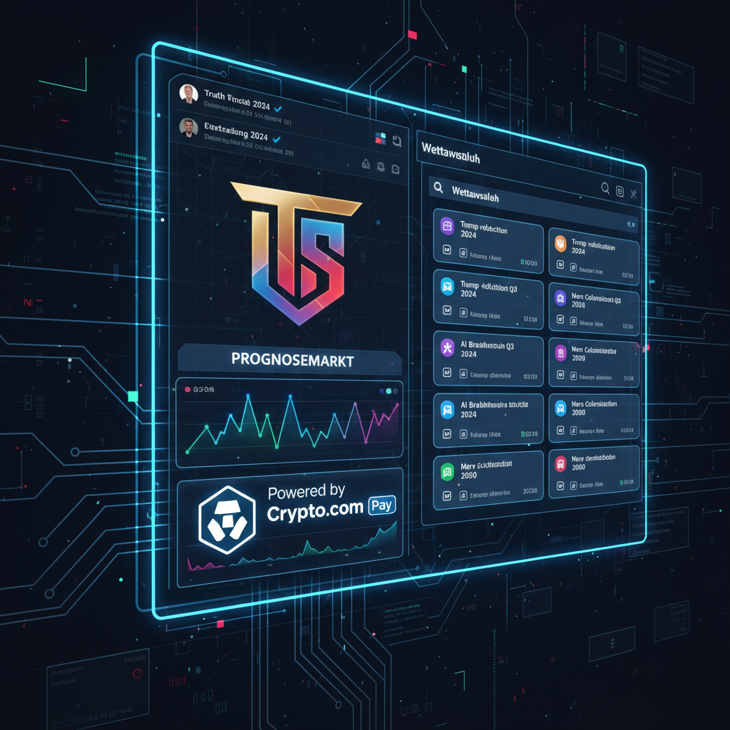 Truth Social wird die weltweit erste Social-Media-Plattform, die Prognosemärkte über eine exklusive Partnerschaft mit Crypto.com anbietet