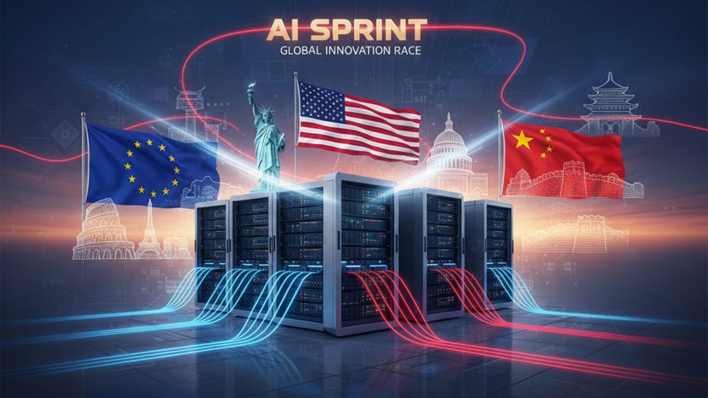 Der KI-Wettlauf Europa, USA, China