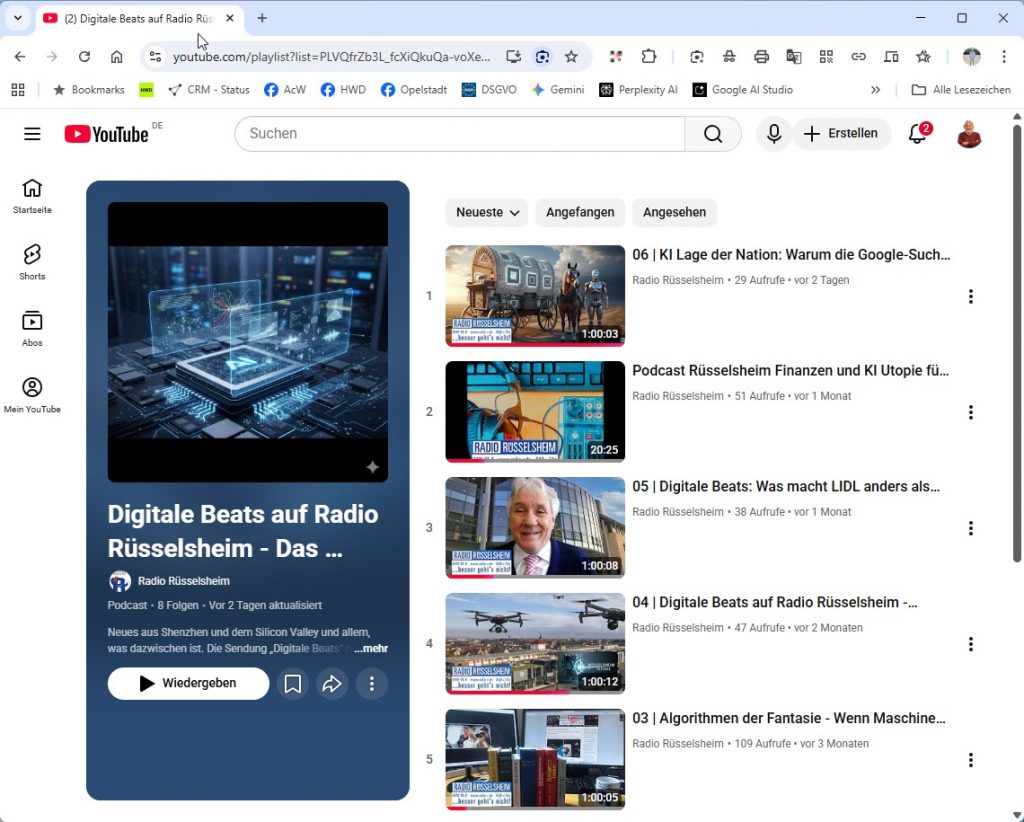 Diegitale Beats auf Radio Rüsselsheim - Das Neuste aus Shenzhen und dem Silikon Valley