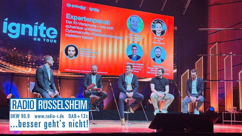 Achim Weidner berichtet über die Palo Alto Networks – Ignite on Tour in der April-Ausgabe auf Radio Rüsselsheim.