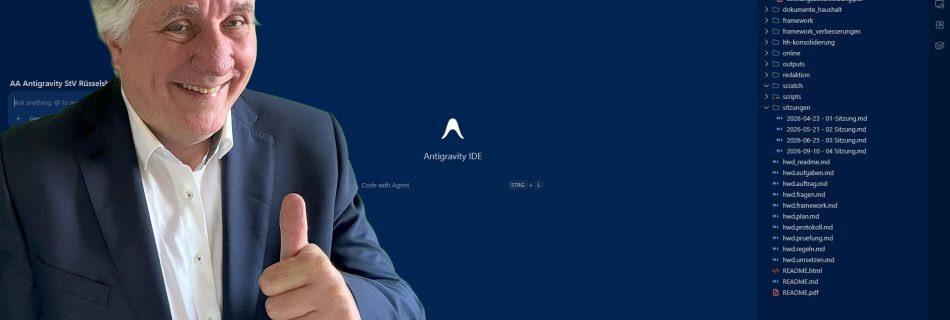 Aufbau eines eigenen KI-Agenten auf Basis von Google Antigravity.