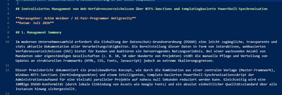 Ein Bauplan für viele Häuser: Wie Automatisierung das Verfahrensverzeichnis nach Art. 30 DSGVO skalierbar macht